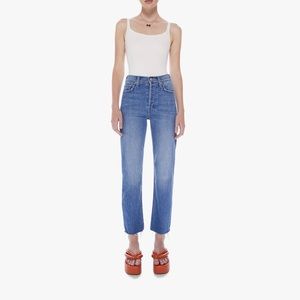 NWT MOTHER JEANS THE TOMCAT ANKLE FRAY
